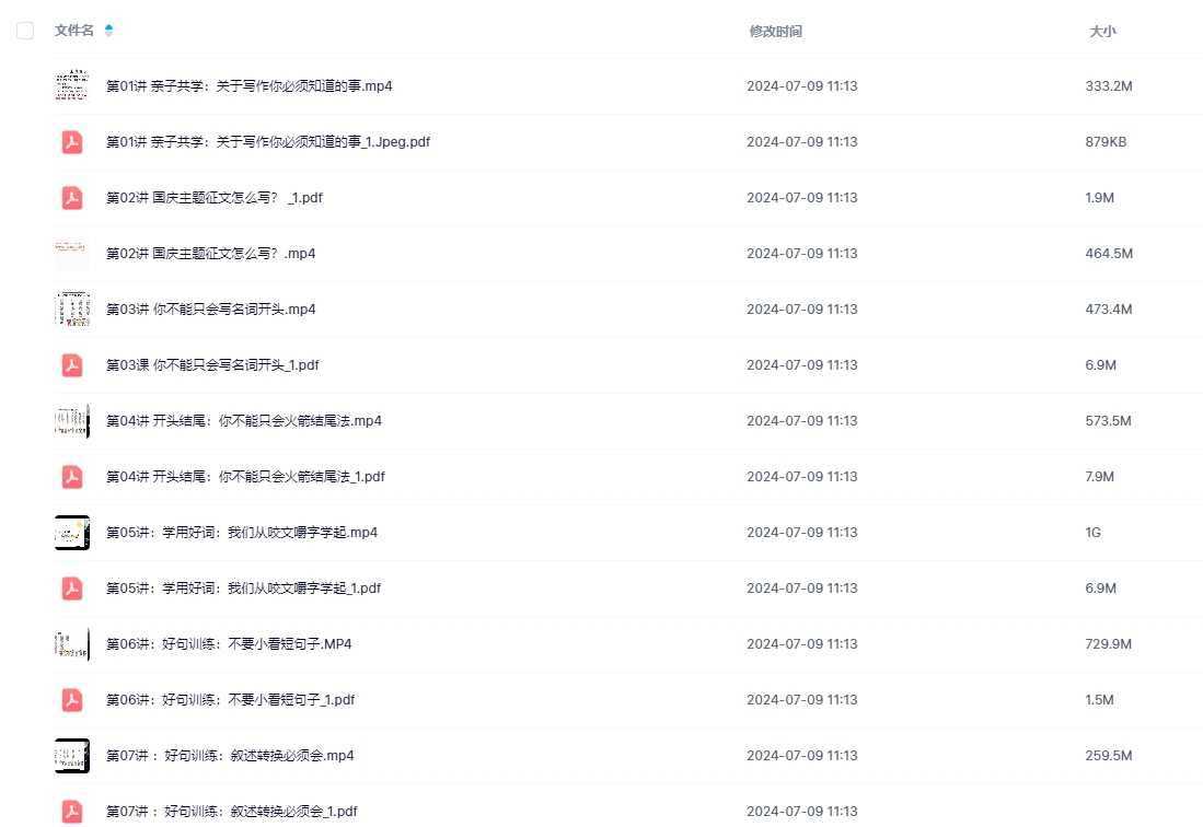 花生酥阅读与作文全套资源（毛芸老师）(2