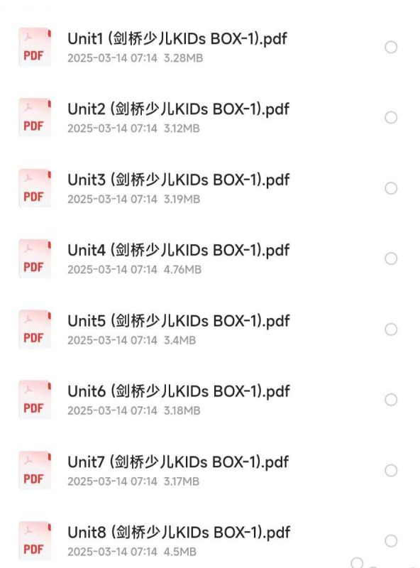 剑桥少儿KIDs BOX（启蒙到6年级）(2