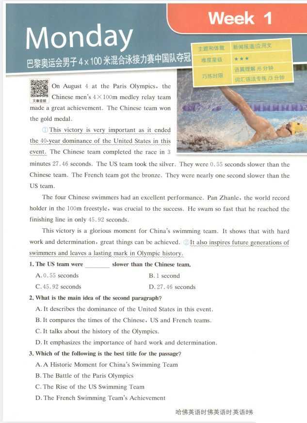 哈佛英语时文阅读（7-9年级第4辑）(2