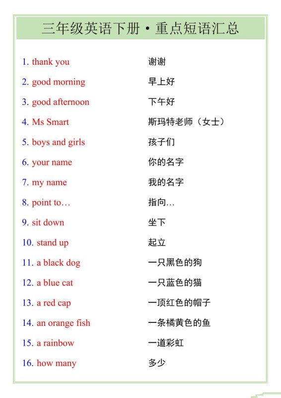 2025新课改小学3~6年级英语下册资料更新包-知学乐园
