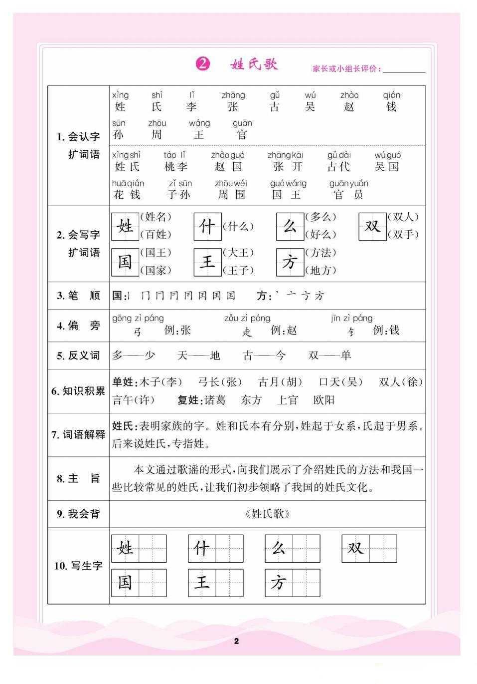 部编版语文新征程读背攻略（）3