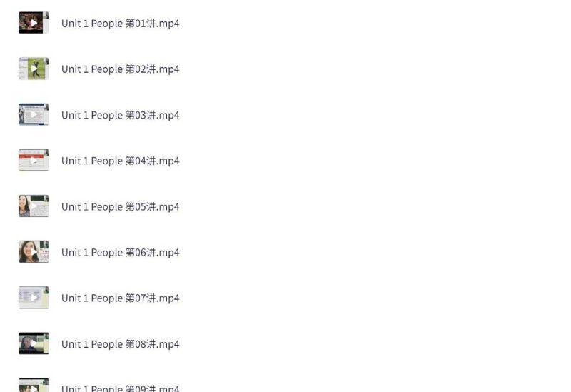 楠姐 unlock 1【KET难度】剑桥原版 Unlock 全册精讲（听说读写+批判式思维）+17.3GB-知学乐园