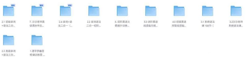 清华沙沙老师音标+词汇+完型+阅读+作文超全资料-知学乐园