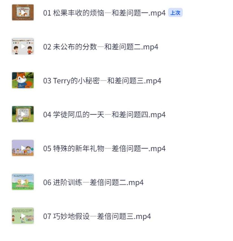 超级课堂动画奥数课【2.5GB】-知学乐园