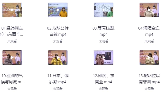 初中世界地理满分16讲 - 知学乐园-知学乐园
