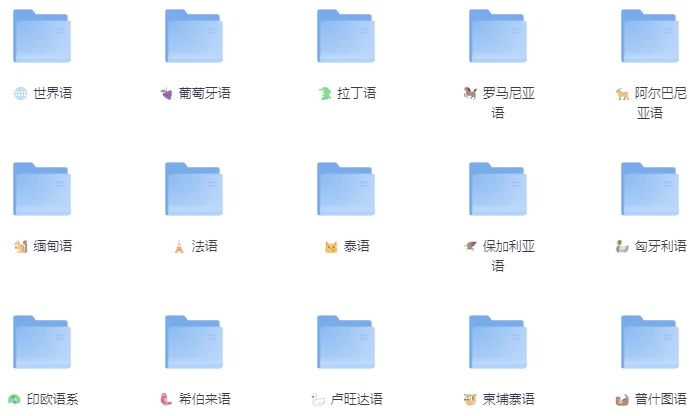 最新精整26门小语种零基础全套学习资料 - 知学乐园-知学乐园